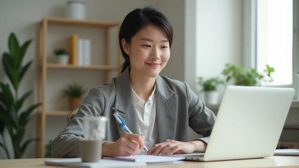 Человек отслеживает расходы на ноутбуке